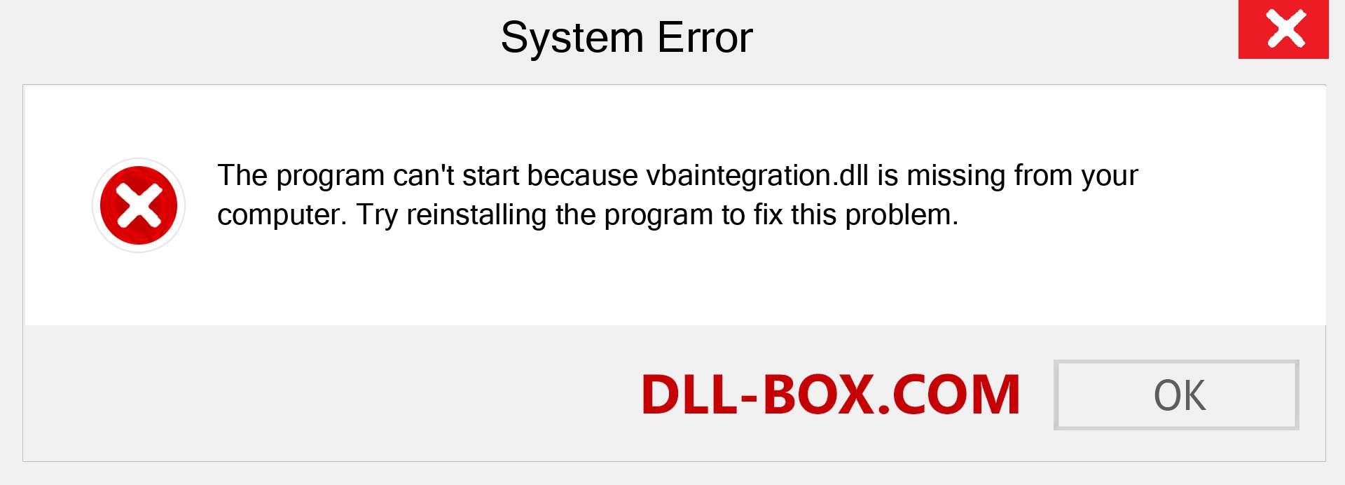  vbaintegration.dll file is missing?. Download for Windows 7, 8, 10 - Fix  vbaintegration dll Missing Error on Windows, photos, images